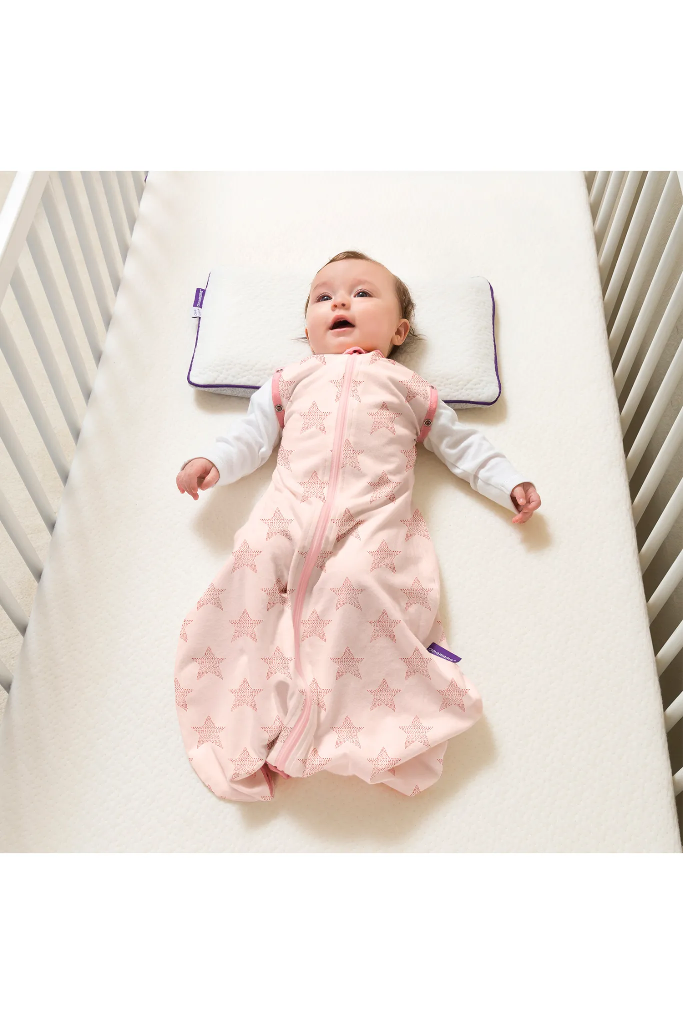 Clevamama 3 in 1 Nite Nite Romper & Sleeping Bag 0-9 Month