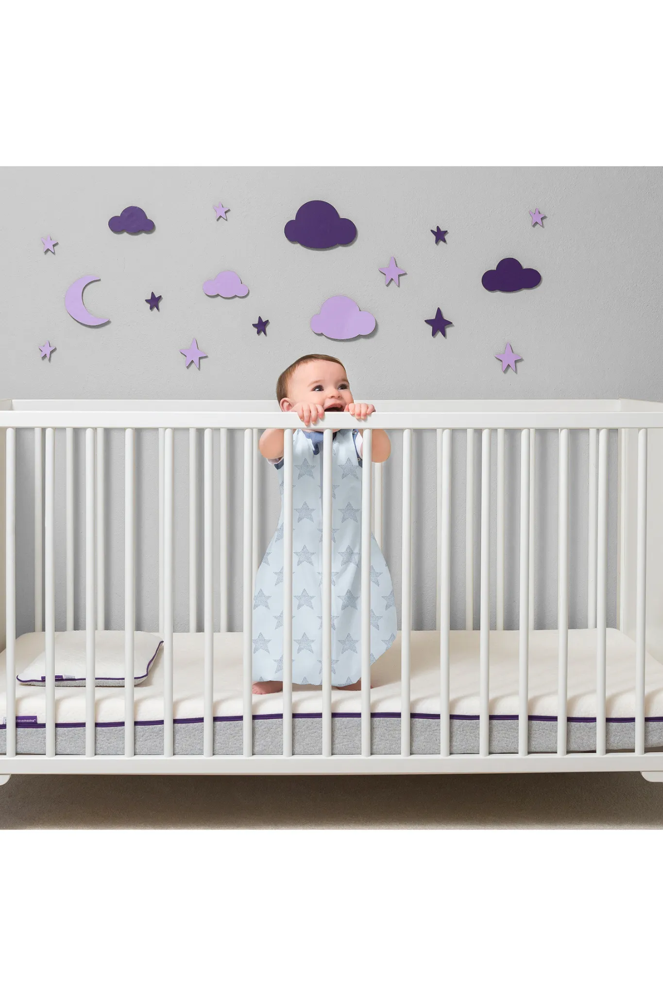 Clevamama 3 in 1 Nite Nite Romper & Sleeping Bag 0-9 Month