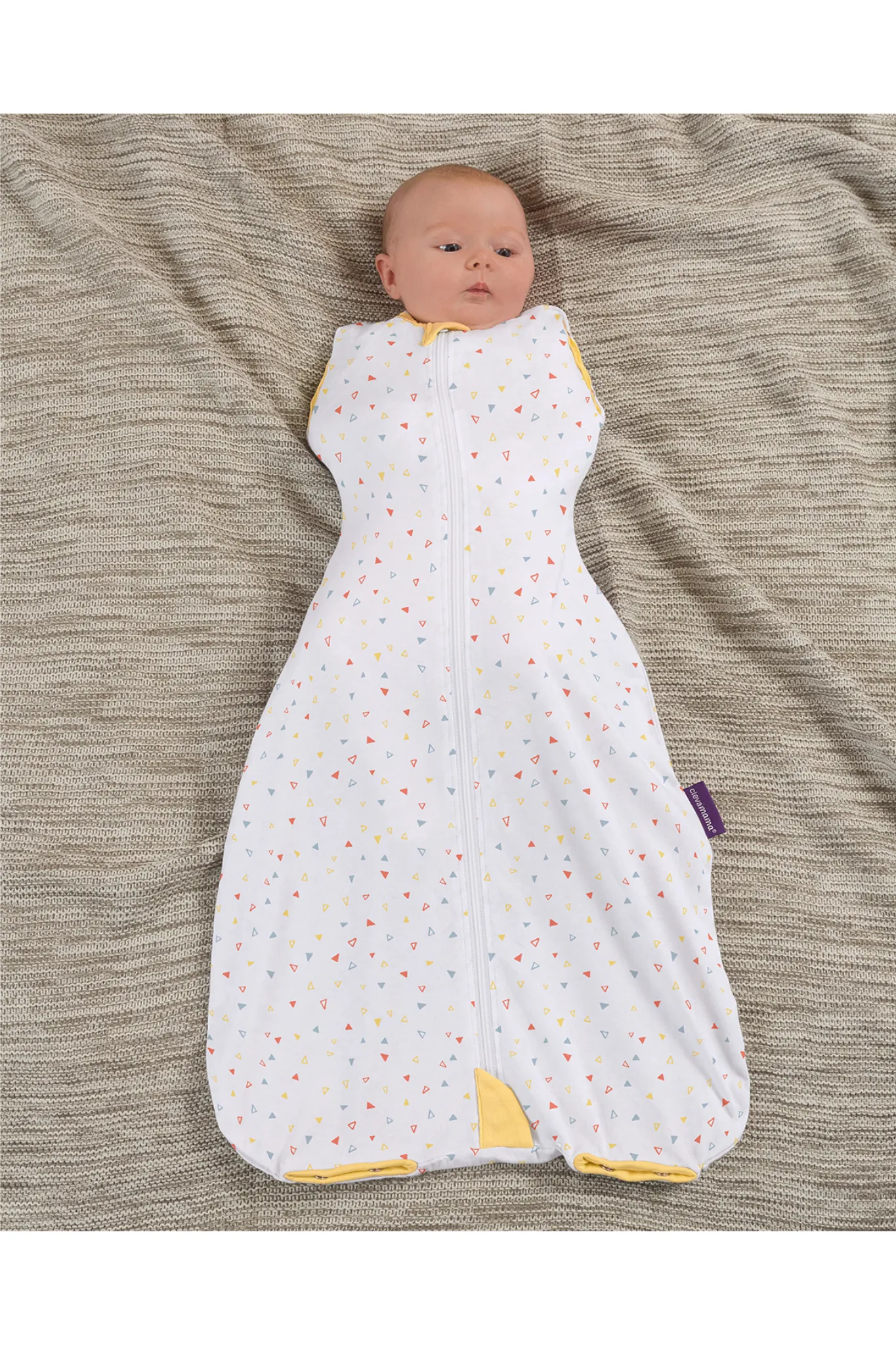 Clevamama 3 in 1 Nite Nite Romper & Sleeping Bag 0-9 Month