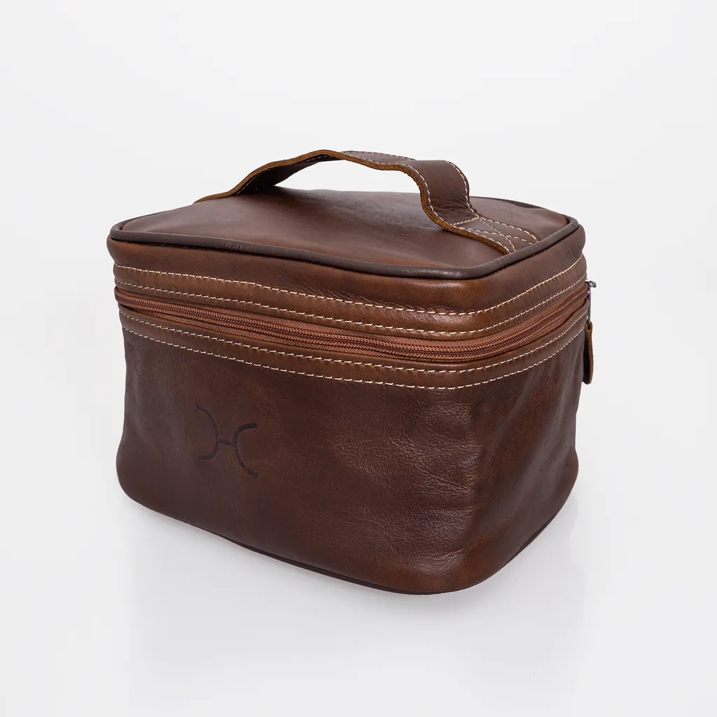 Corporate Mini Decker Cooler Bag Leather