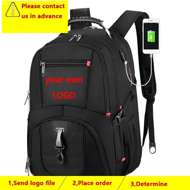 Crossten Durable 17 Inch Laptop Backpack,45L Travel Bag,College Bookbag,USB Charging Port,Water Resistant,Swiss-Multifunctional
