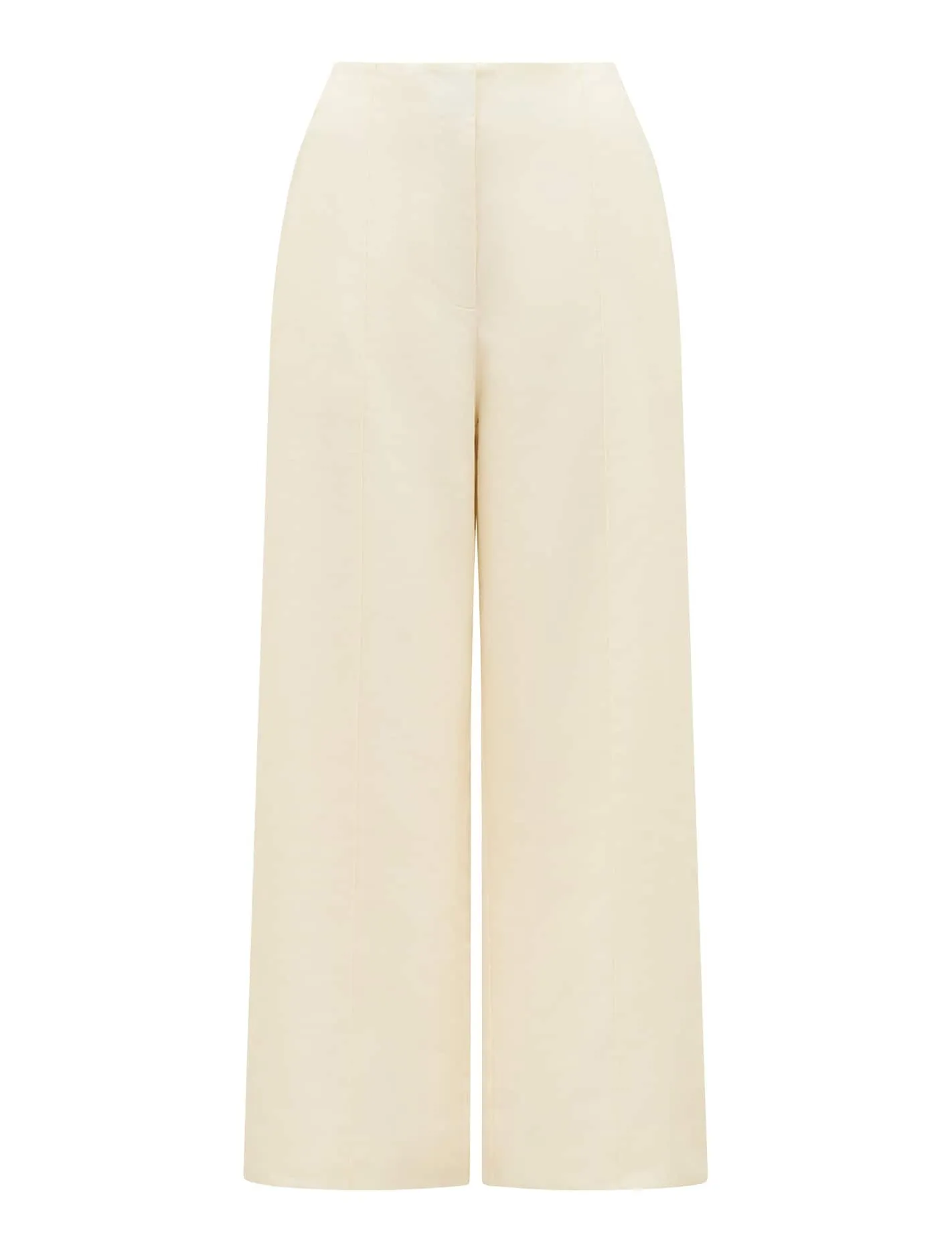 Cynthia Petite Linen Wide Leg Pants