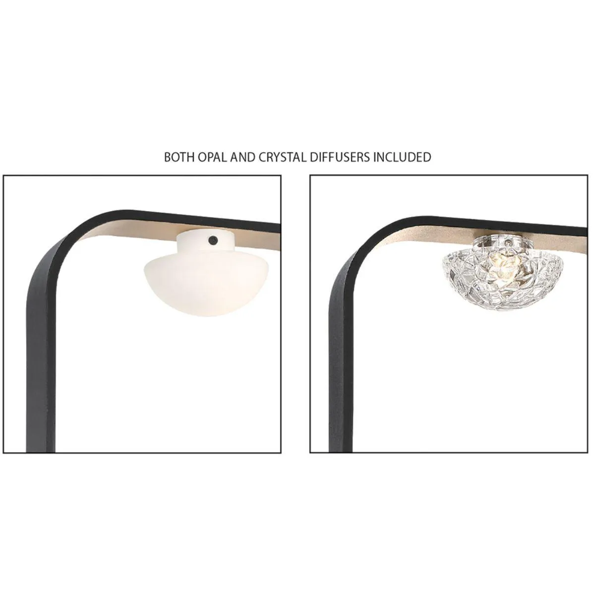 Dagmar 33 in. 9 Lights LED Chandelier Black finish