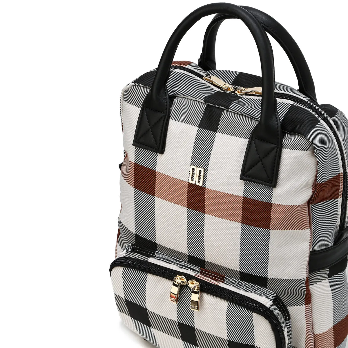 DAKS Beige House Check Lightweight Daily Backpack / from Seoul, Korea