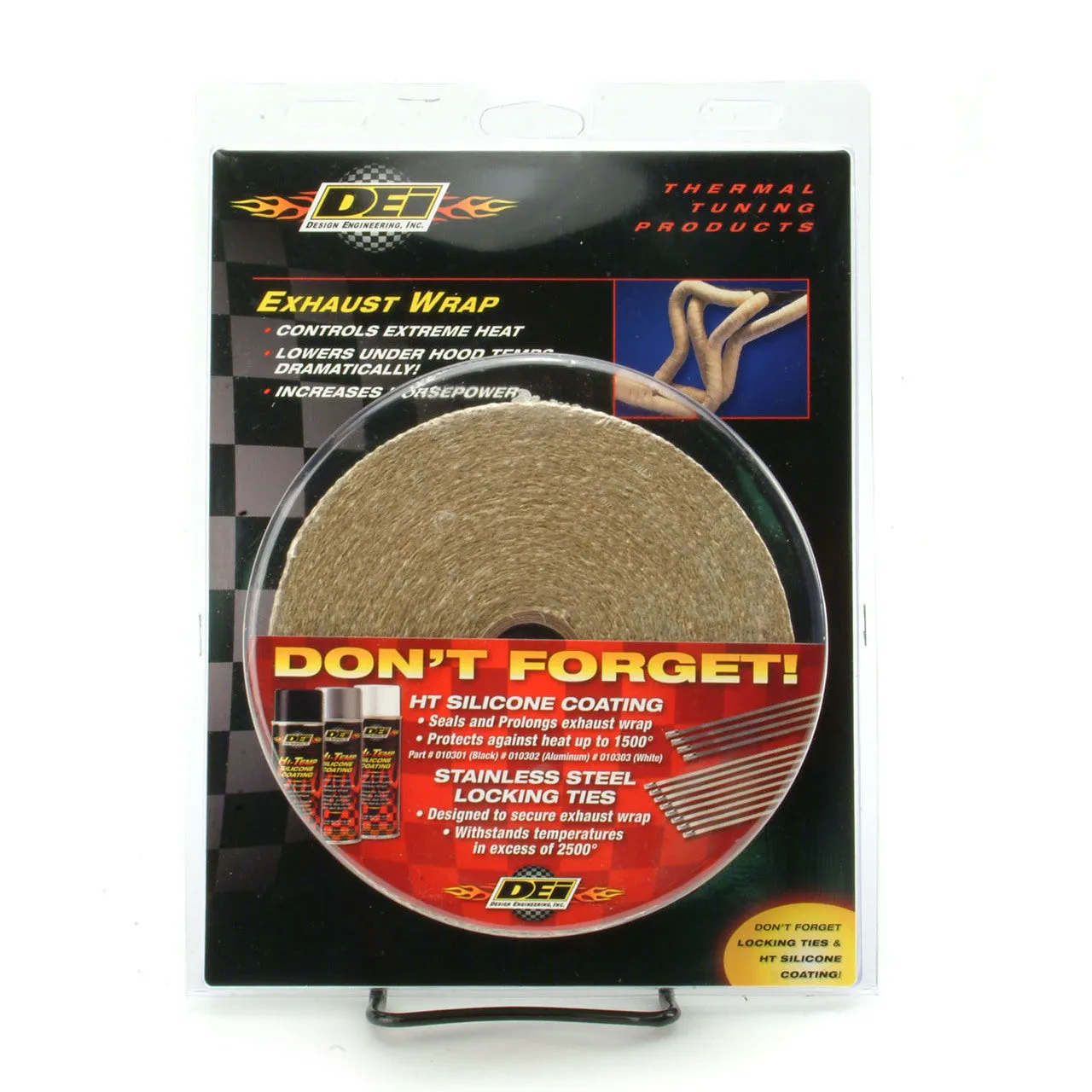 DEI 010137 Exhaust Wrap 2" x 25ft Tan