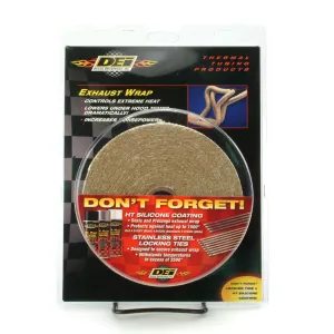 DEI 010137 Exhaust Wrap 2" x 25ft Tan