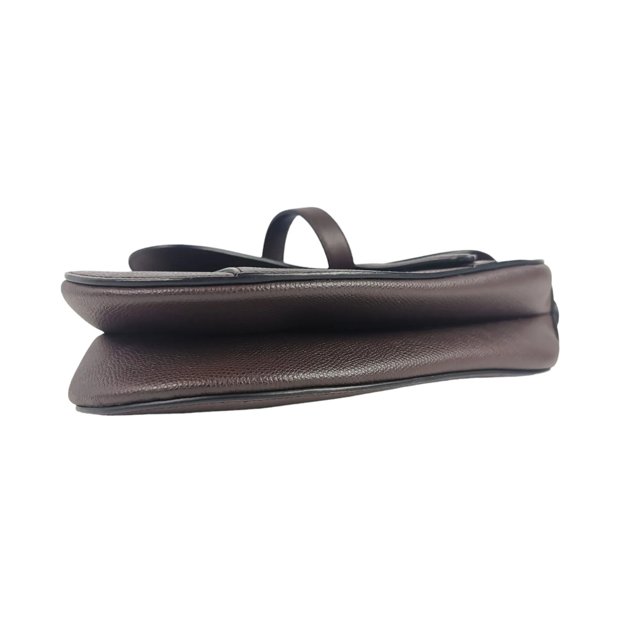 Dior Saddle Bag Burgundy with thick strap