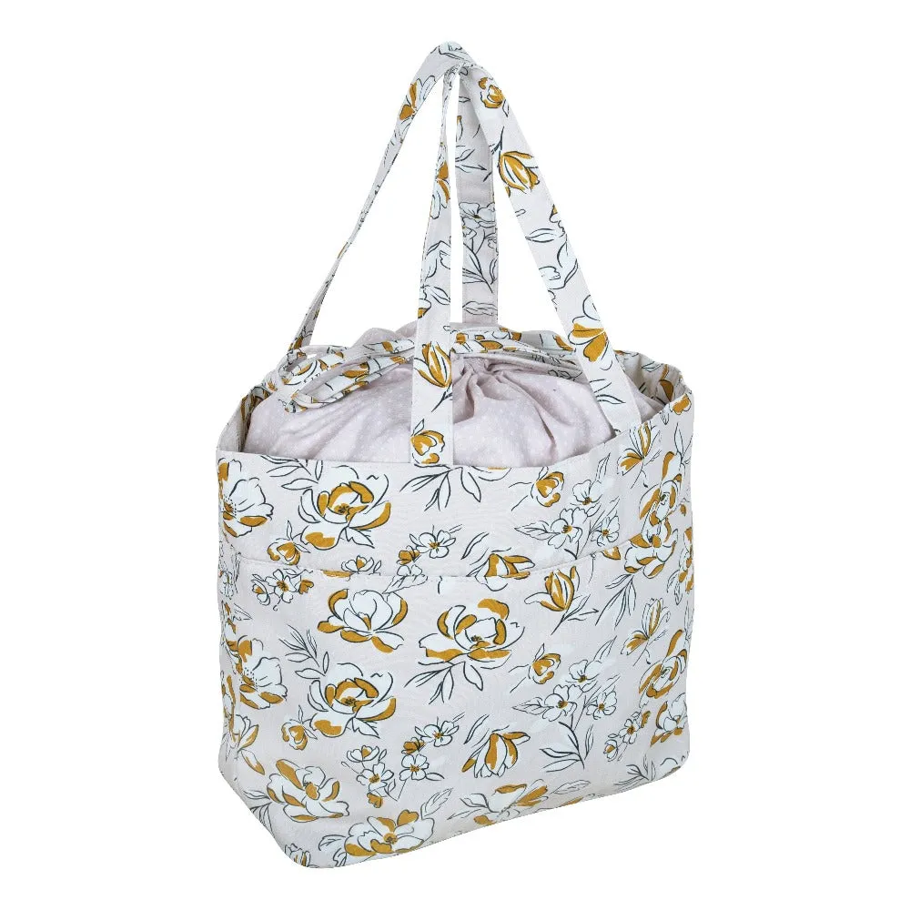 Drawstring Tote Knitting Bag