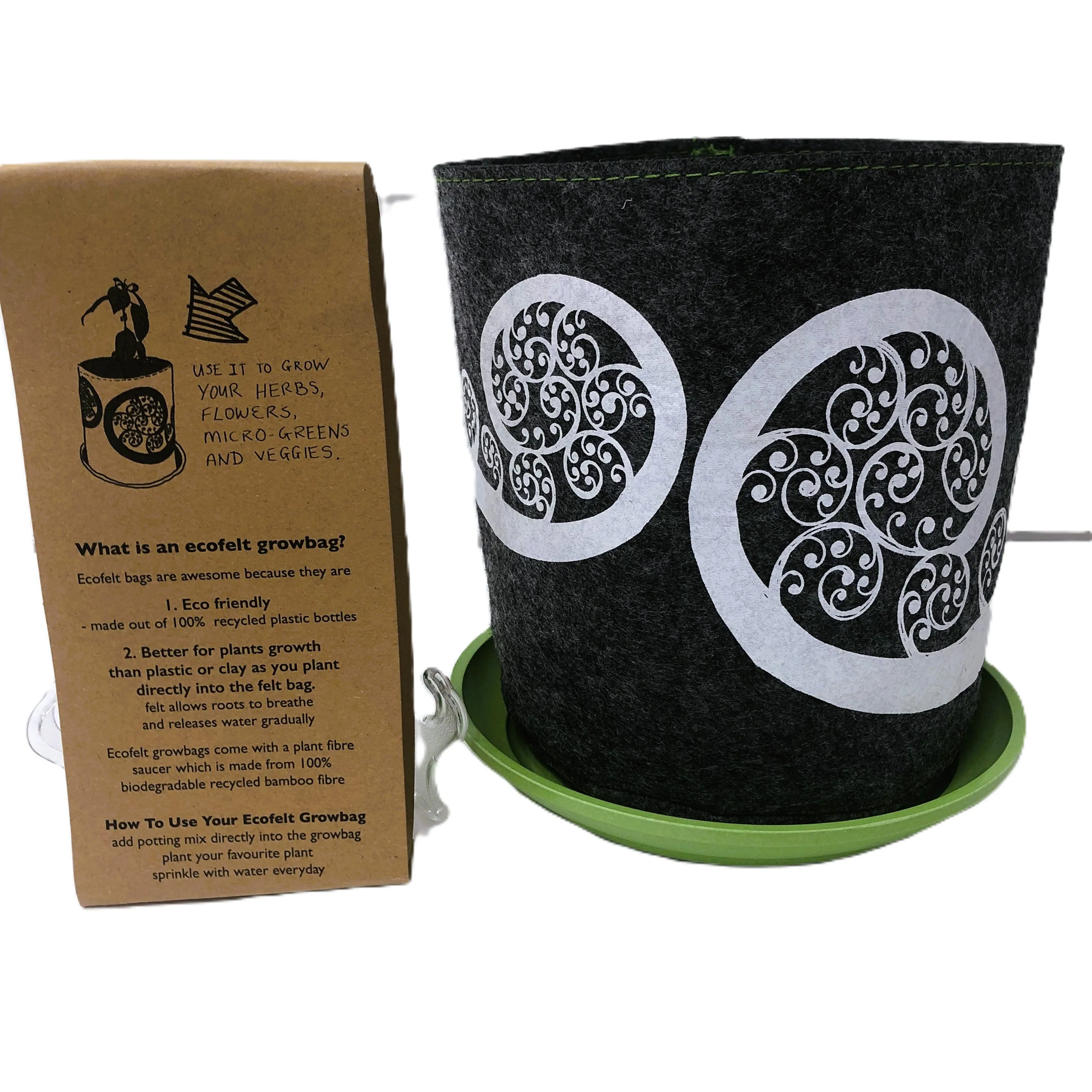 Eco Felt Grow Bag - Jo Luping Design
