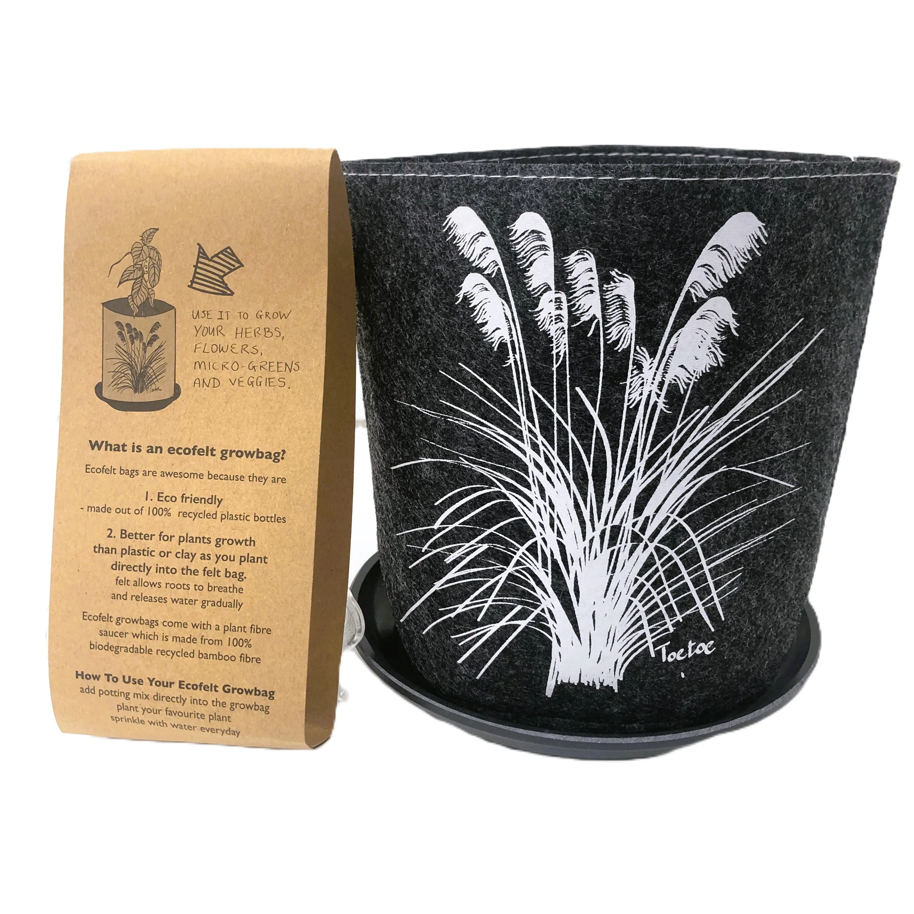 Eco Felt Grow Bag - Jo Luping Design