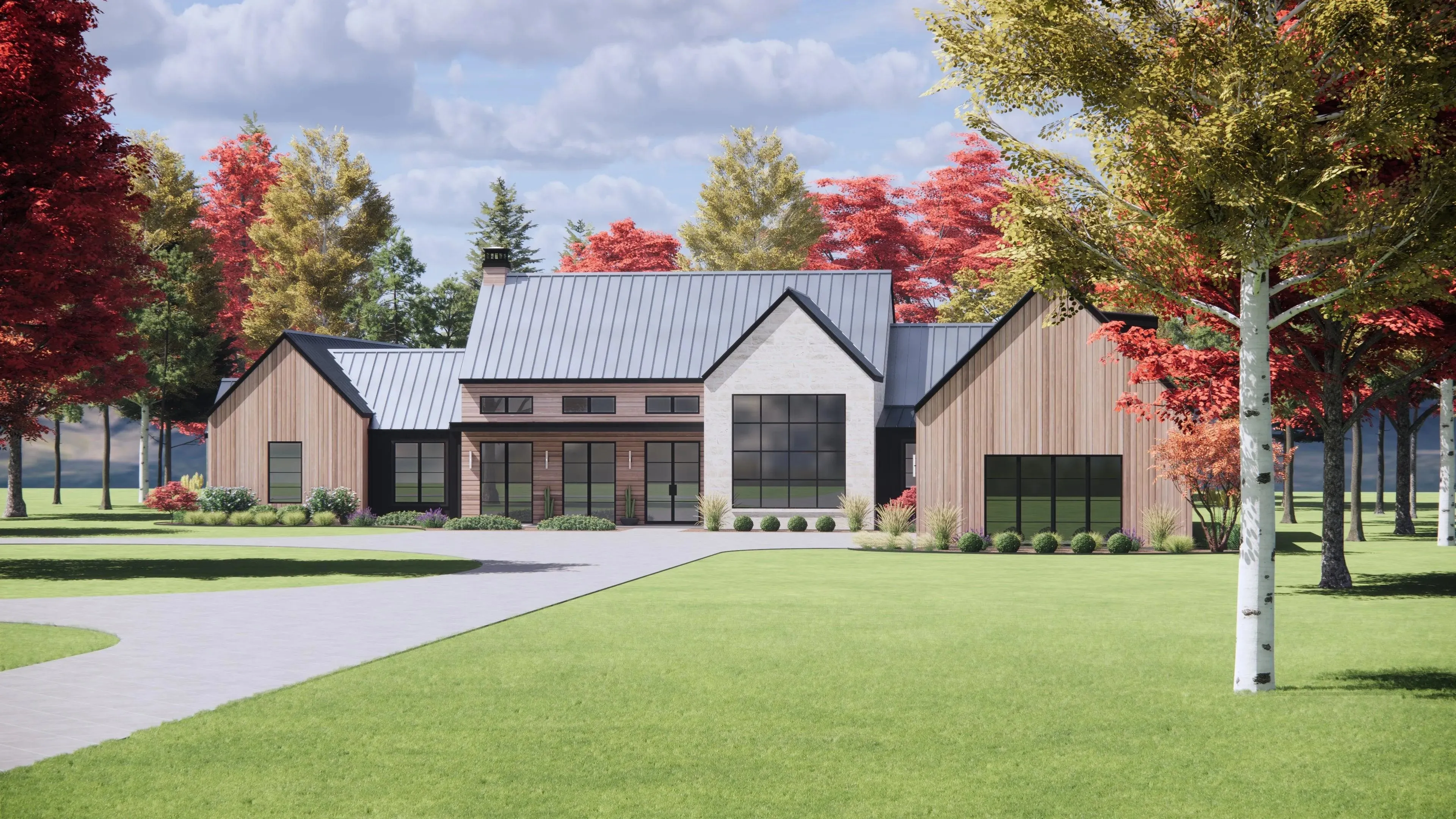 Elegant 3854 Sq Ft Home with Spacious Outdoor and Garage Areas
