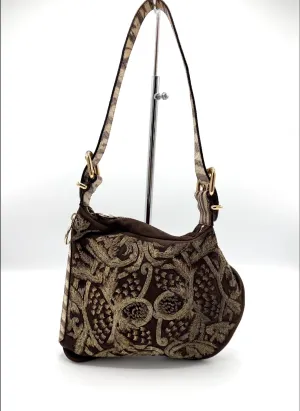 Embroidered Saddle Bag