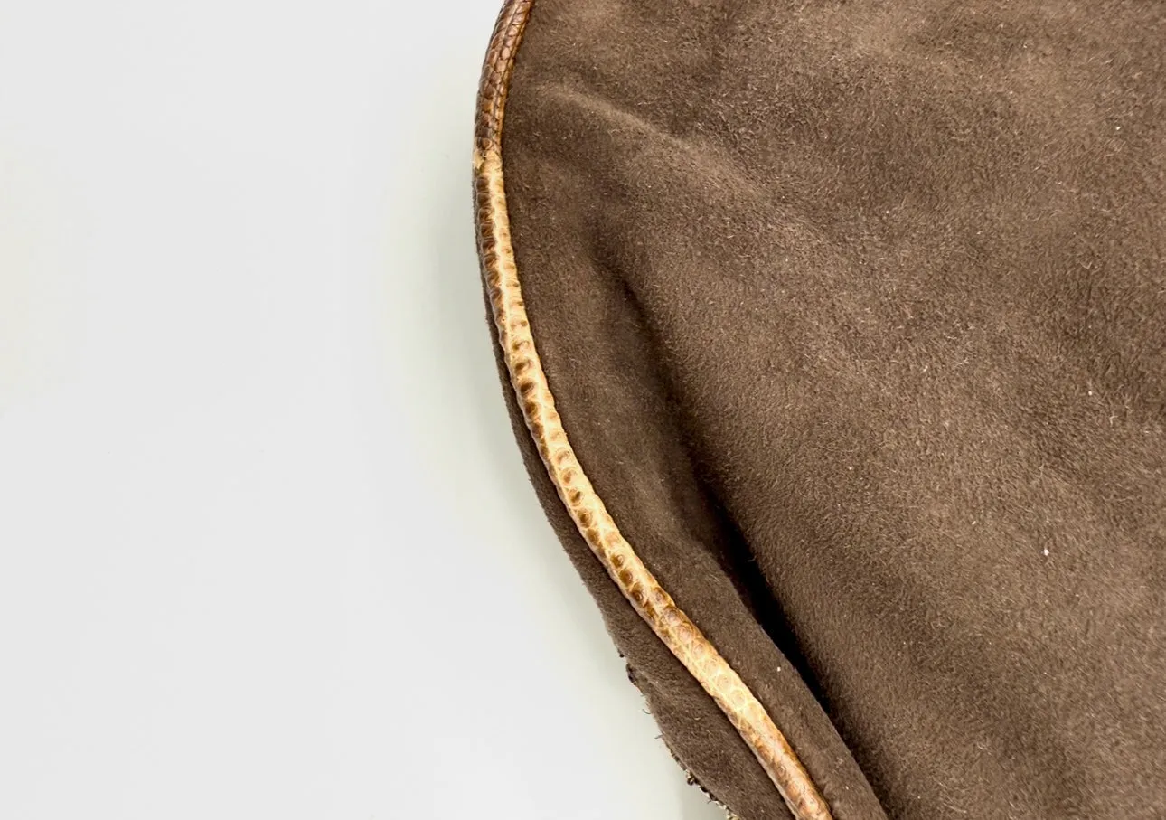 Embroidered Saddle Bag