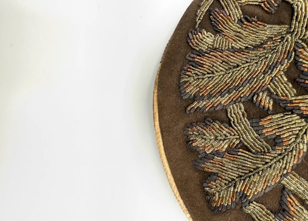 Embroidered Saddle Bag