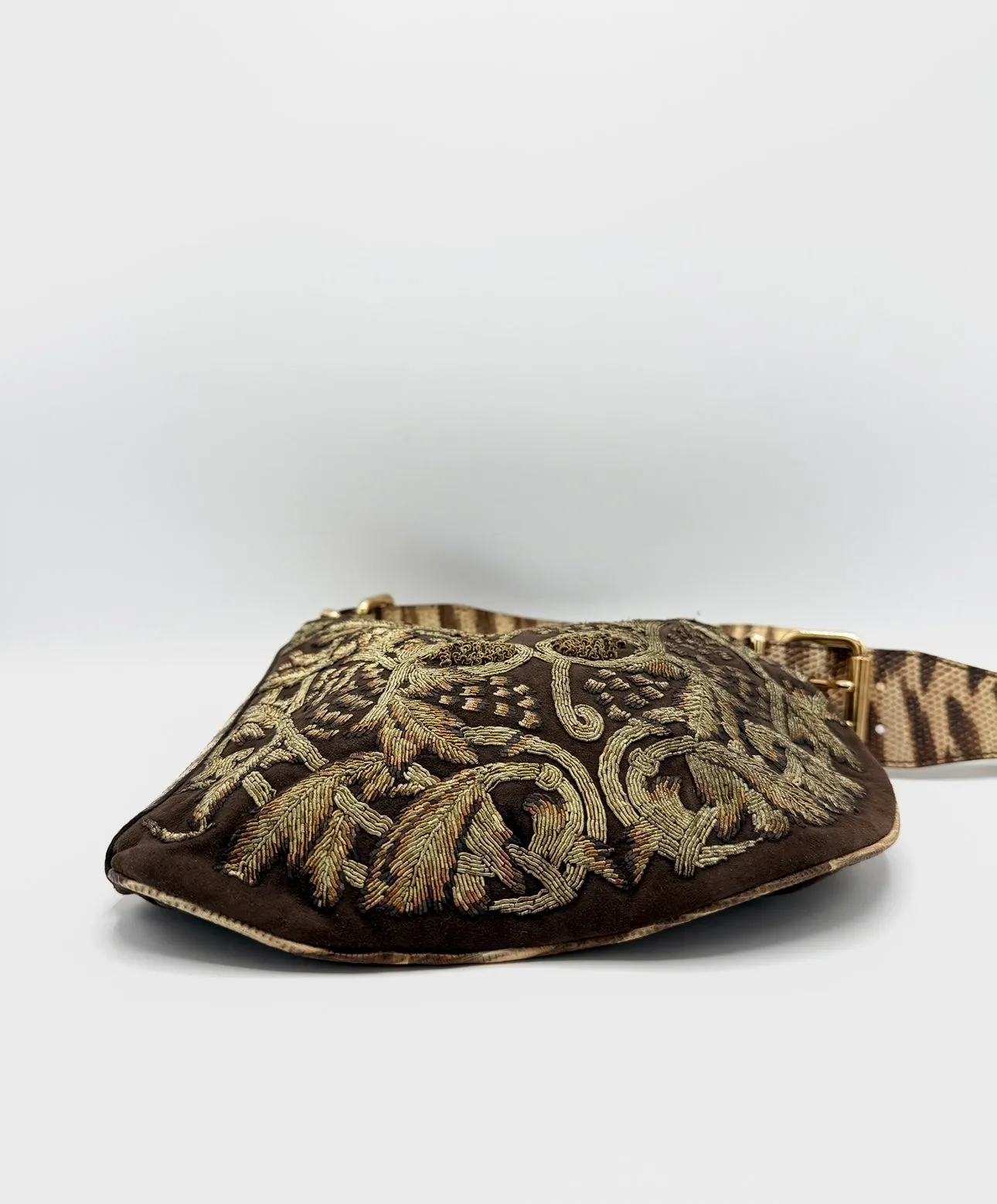 Embroidered Saddle Bag