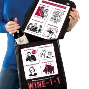 Emergency WINE-1-1 Insulated Messenger Bag