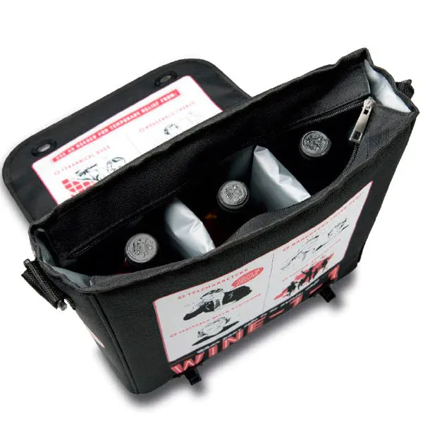 Emergency WINE-1-1 Insulated Messenger Bag