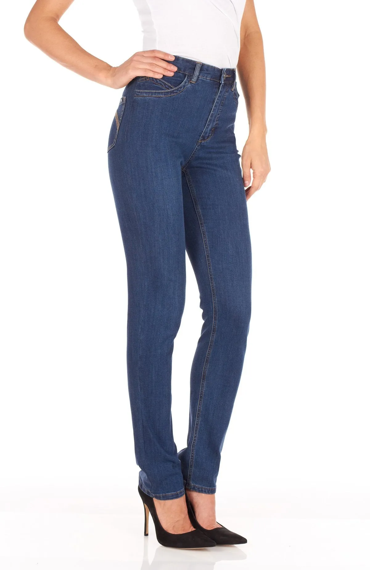 FDJ SUPREME DENIM PETITE SUZANNE SLIM LEG - 8473250