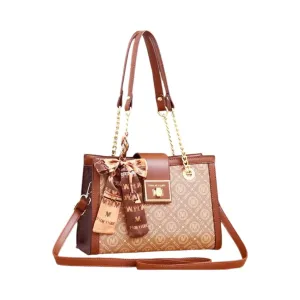 Fiom Yi Qbe Women Fashion Shoulder Bag with Twist Lock