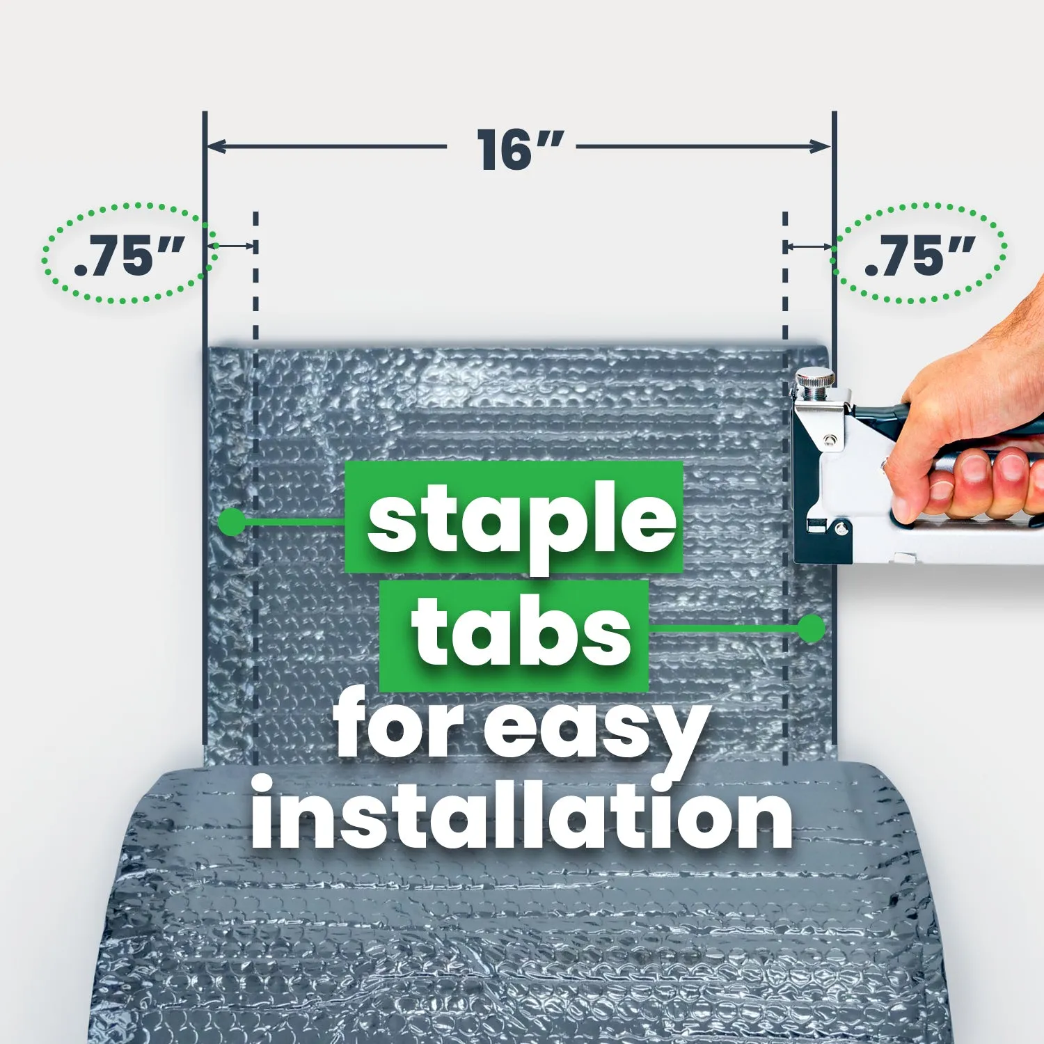 Floor Joist Insulation - 16" x 125' (166.63 sq. ft.)