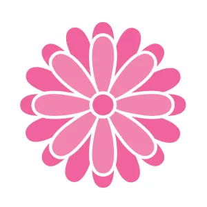Flower Stencil for Garden Tree