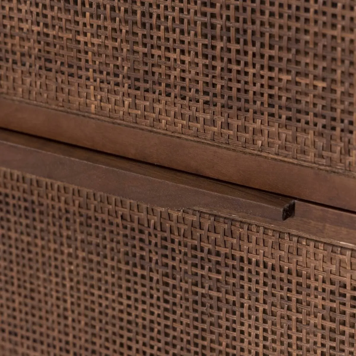 Four Hands Sydney 9 Drawer Dresser in Brown Cane