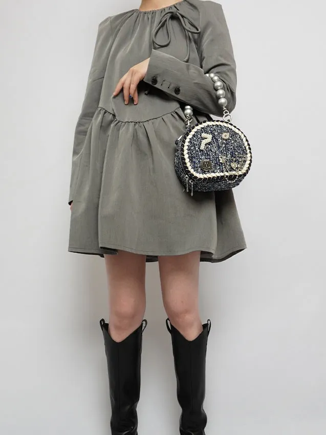 Fragrance Round Chain Shoulder Pearl Bag