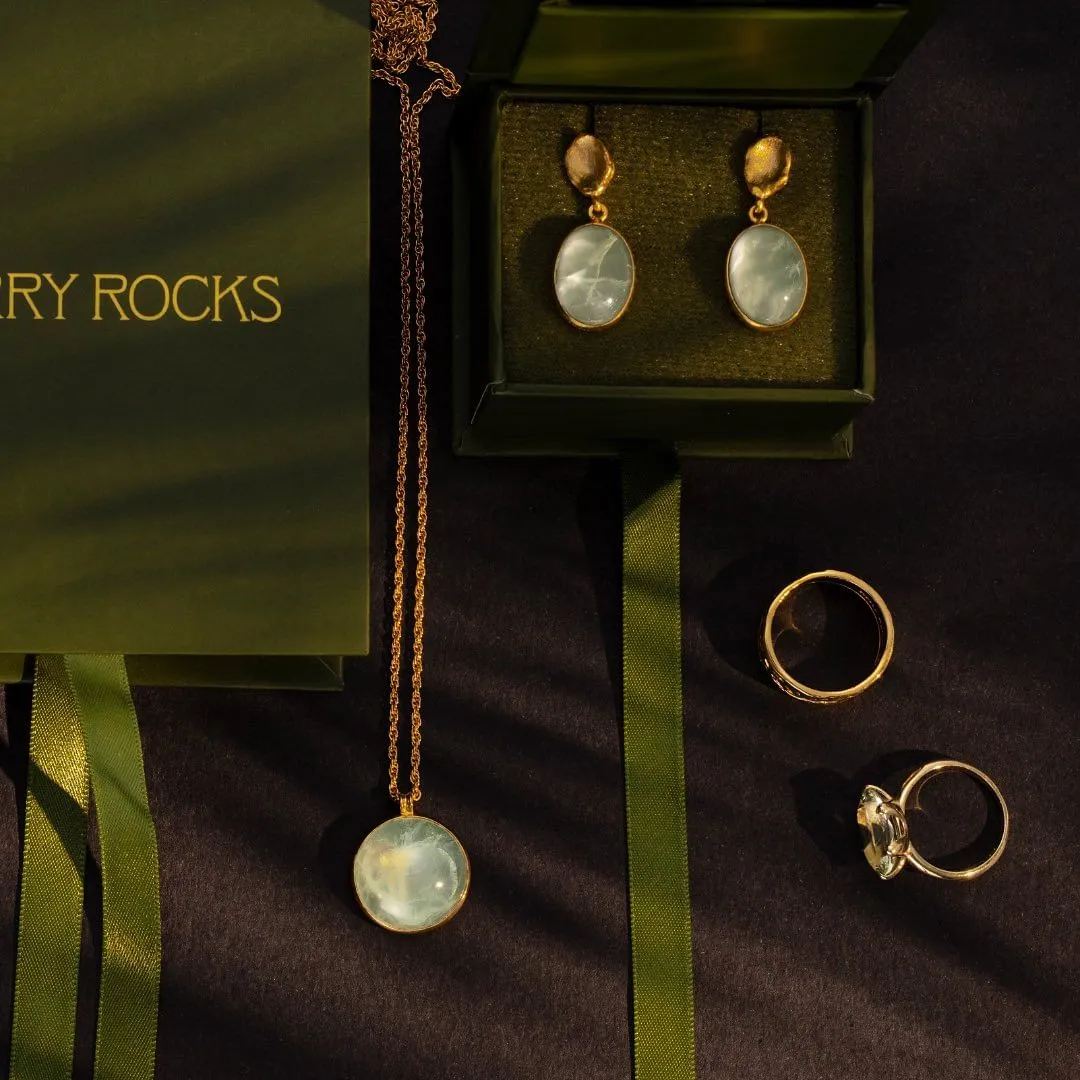 Gigi Ring, Prasiolite, 9kt Yellow Gold