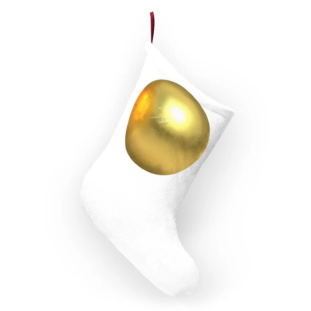 Gold Material Christmas Stockings