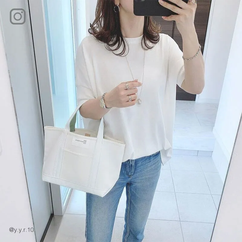 Happy Canvas Tote S