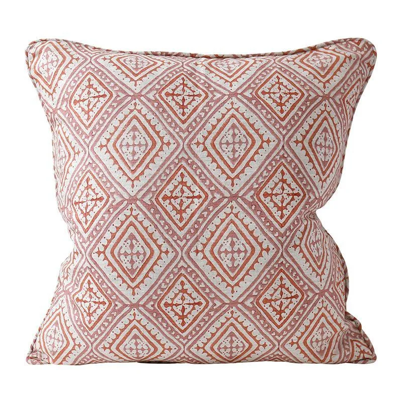 Havana Guava Linen Cushion -50 x 50cm