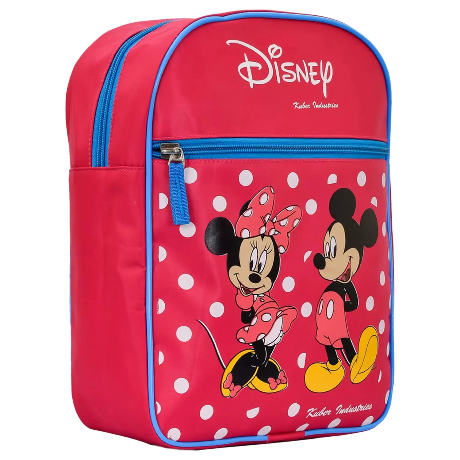 Heart Home Disney Minnie & Mickey Printed Rexine Kids Backpack Bag for School, Travel, Casual, Picnics (Pink)