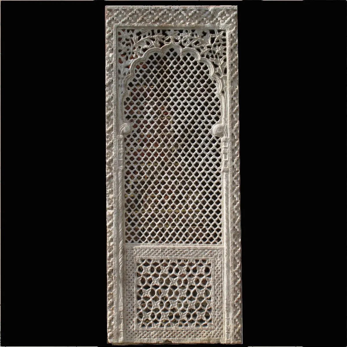 Indian Stone Jali Window Panel from Jaisalmer