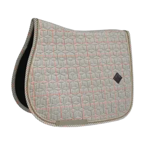 Kentucky Saddle Pad Pied De Poule Jumping Beige