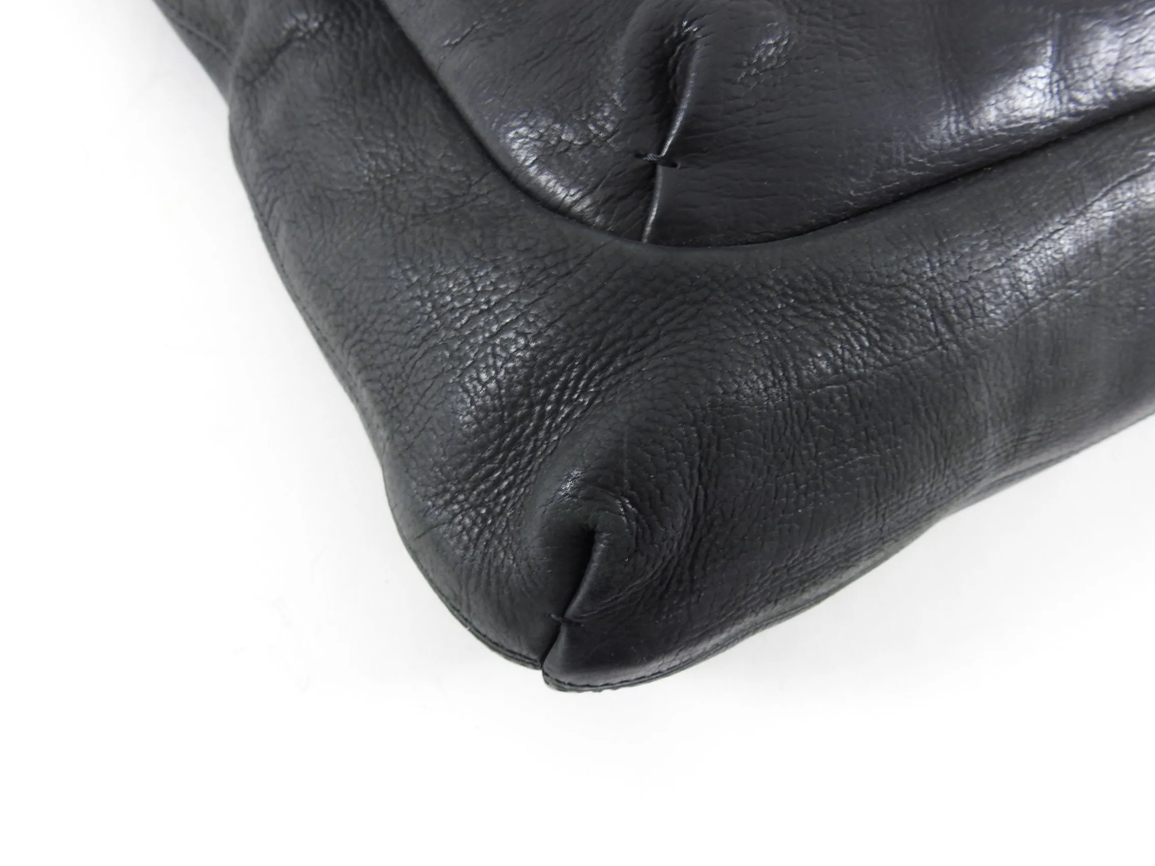 Lanvin Large Black Happy Bag with Chain Strap