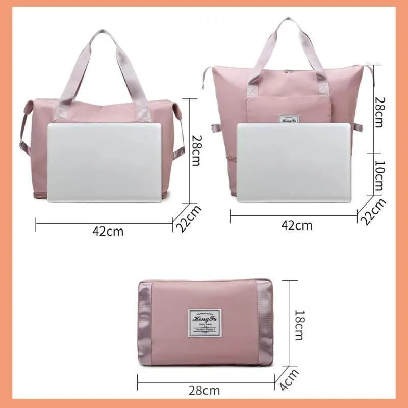 LARGE CAPACITY FOLDING TRAVEL BAG