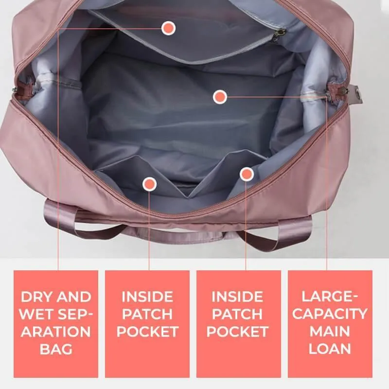 LARGE CAPACITY FOLDING TRAVEL BAG