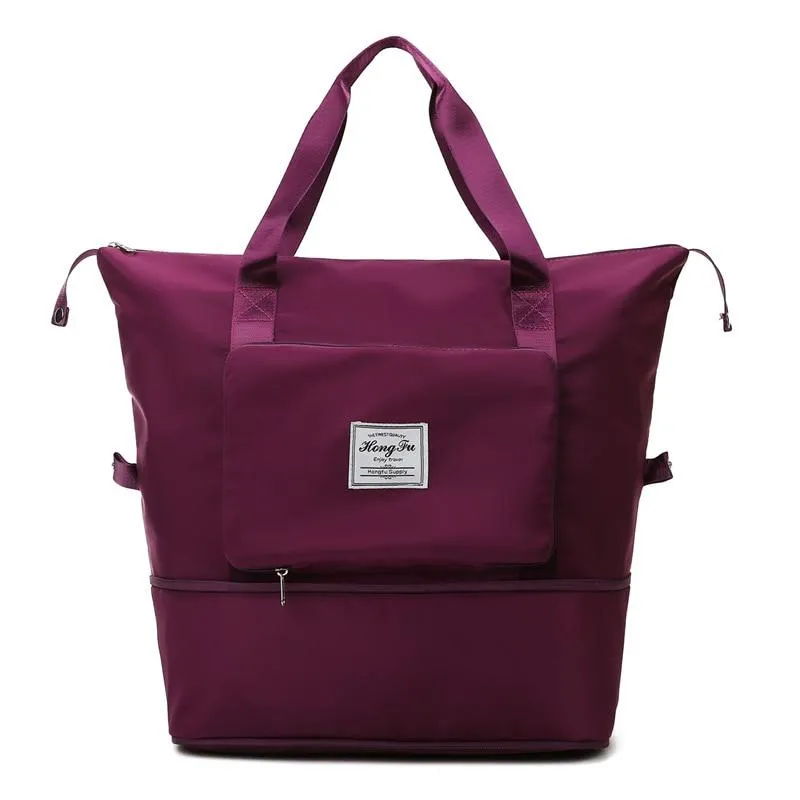 LARGE CAPACITY FOLDING TRAVEL BAG