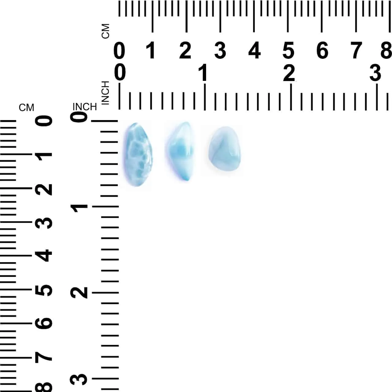 Larimar Free-Form Cabochon 16-20mm - 1 piece