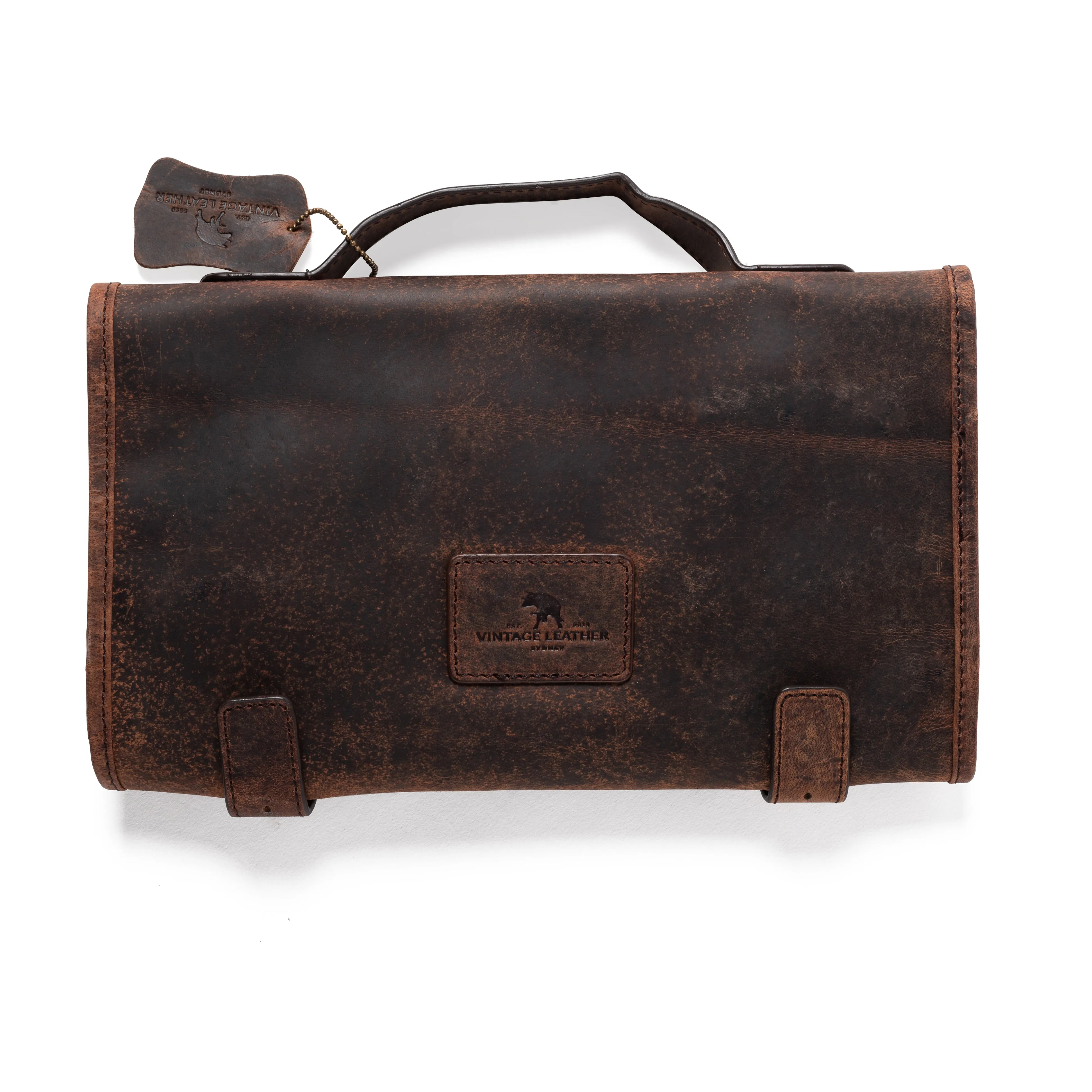 Leather Hanging Toiletry Bag Rio