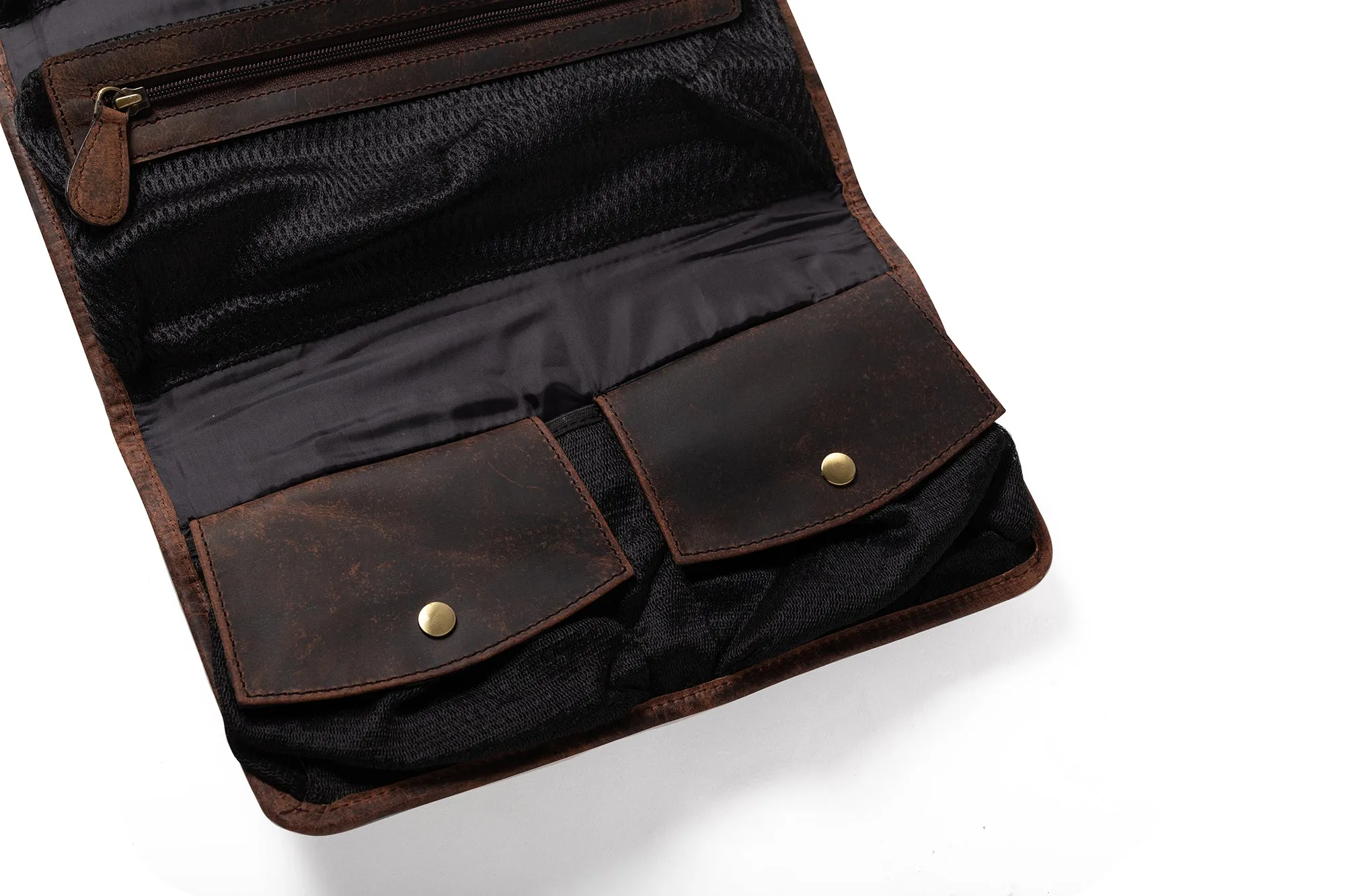 Leather Hanging Toiletry Bag Rio
