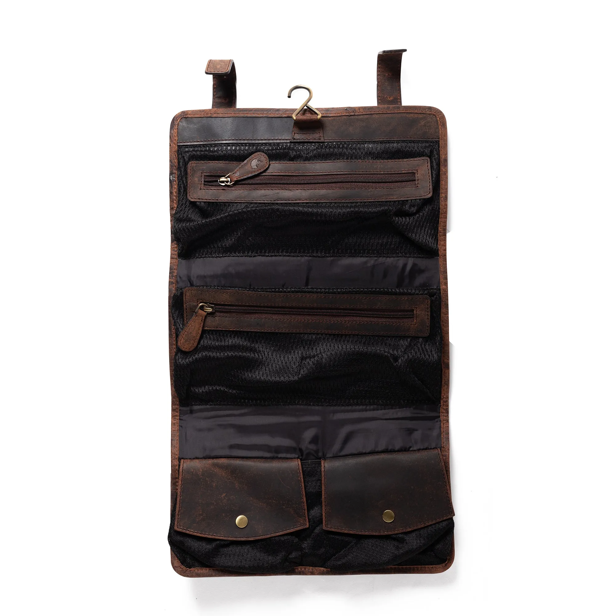 Leather Hanging Toiletry Bag Rio