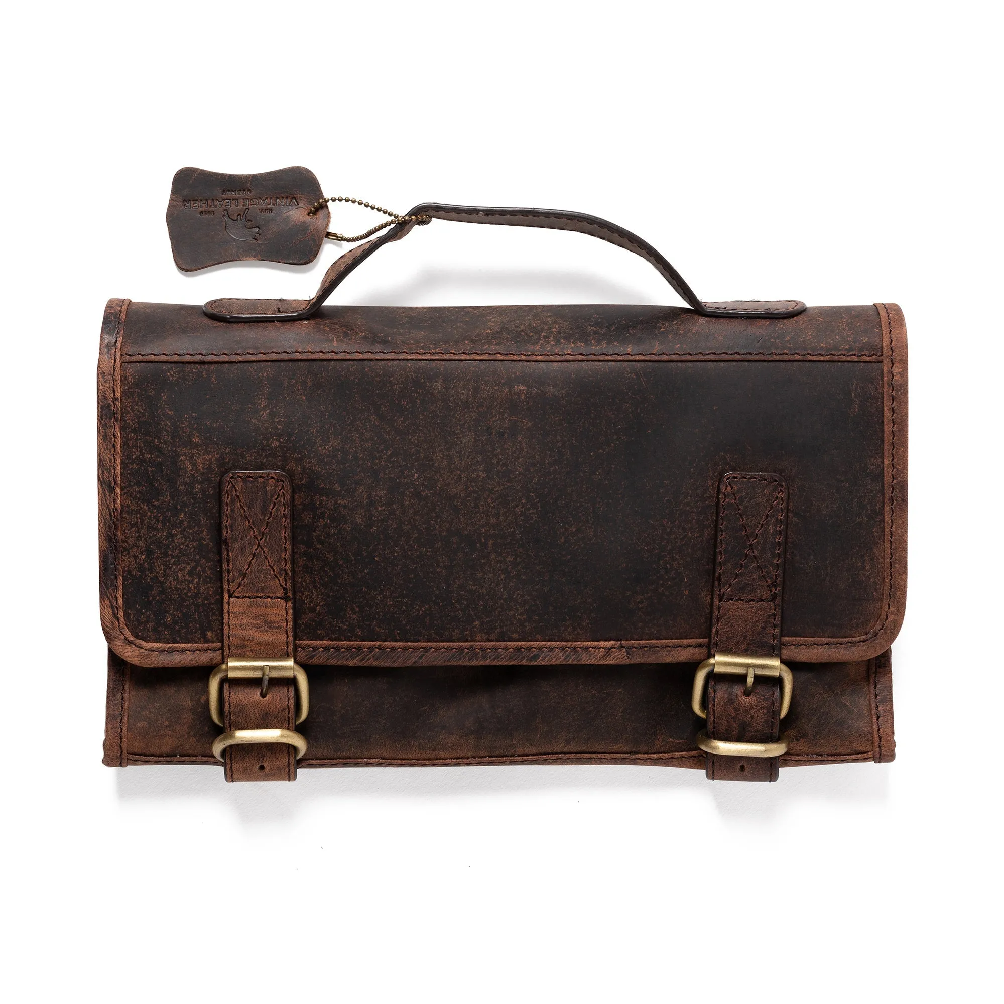 Leather Hanging Toiletry Bag Rio