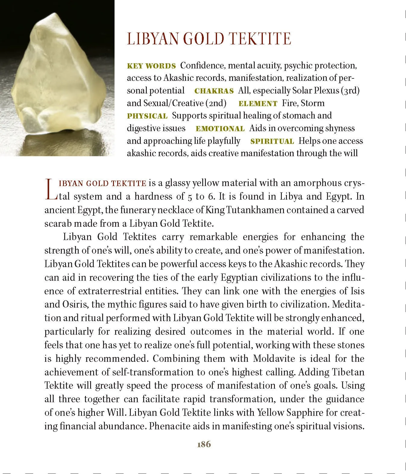 Libyan Desert Glass Libyan Gold Tektite 29 million yrs old