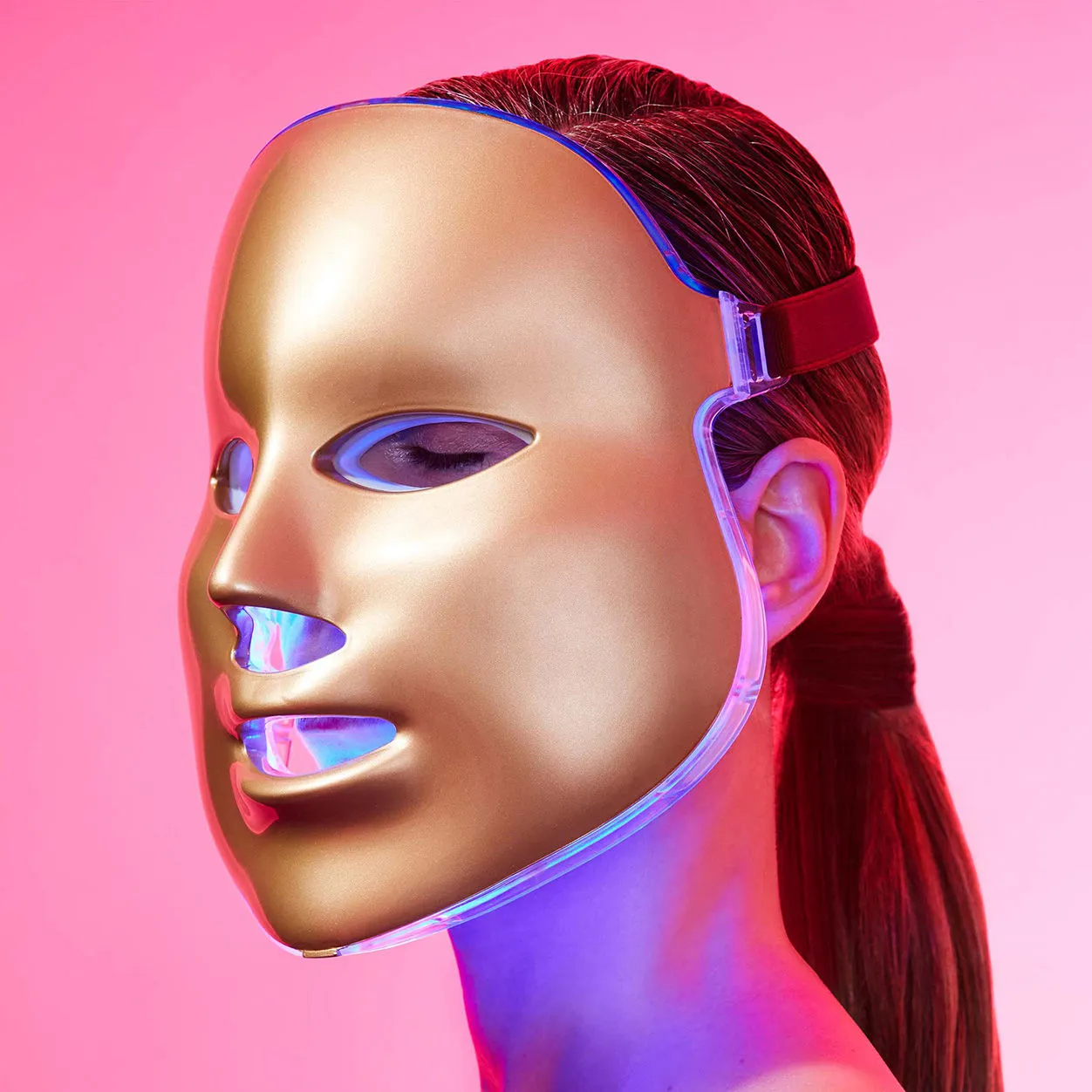 Light Therapy Golden Facial Treatment Device