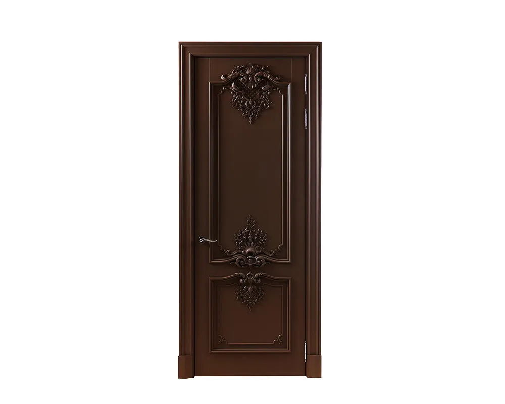Luxury European Style Hand Carved Wooden Door