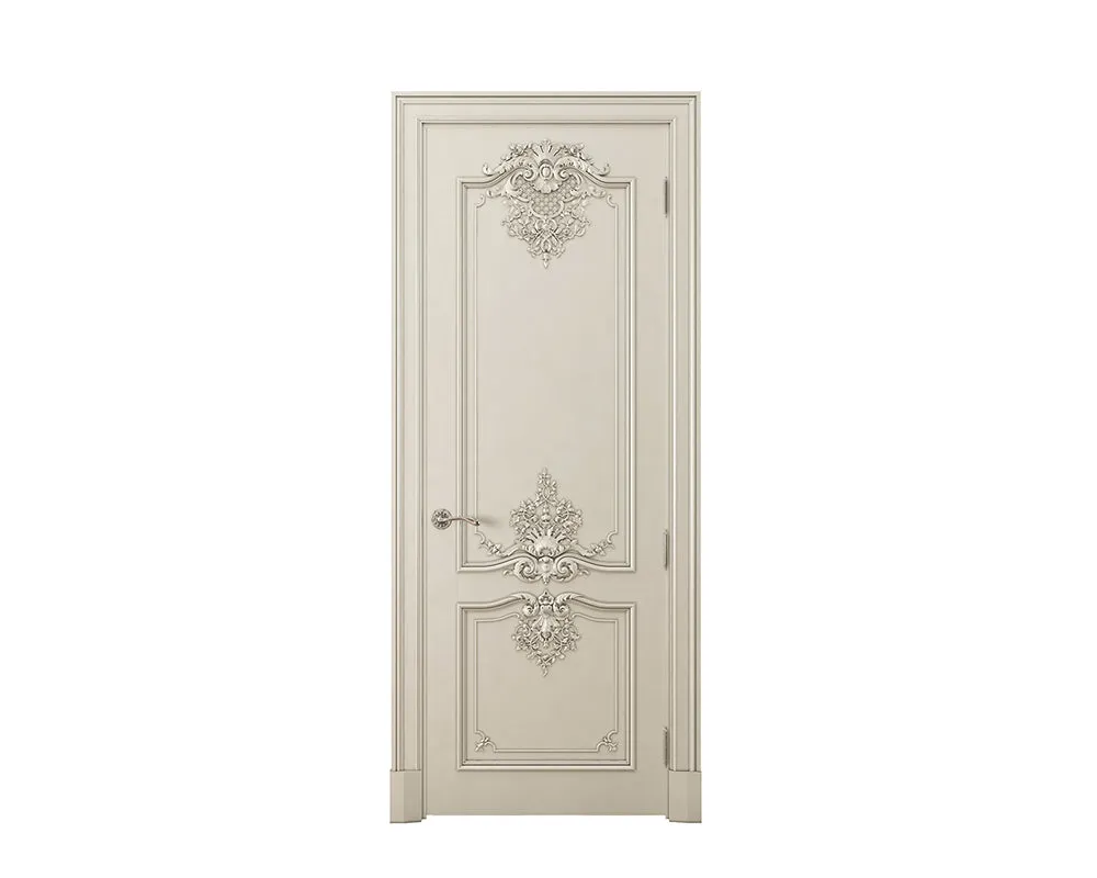 Luxury European Style Hand Carved Wooden Door