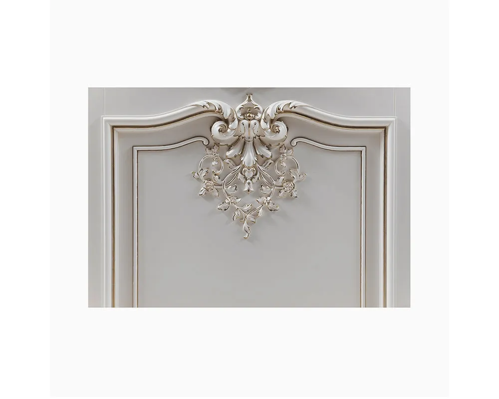 Luxury European Style Hand Carved Wooden Door