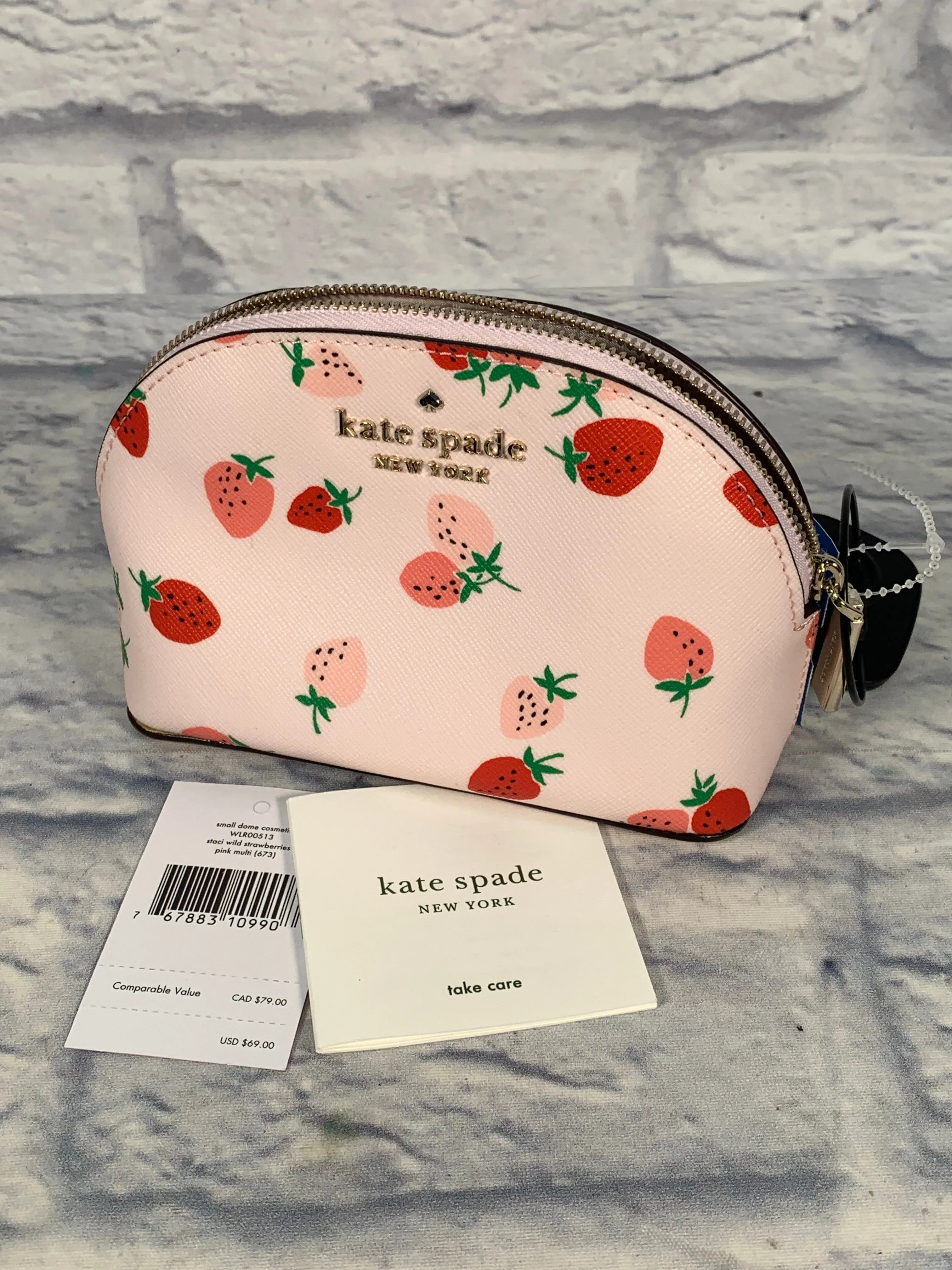 Makeup Bag Designer By Kate Spade, Size: Medium
