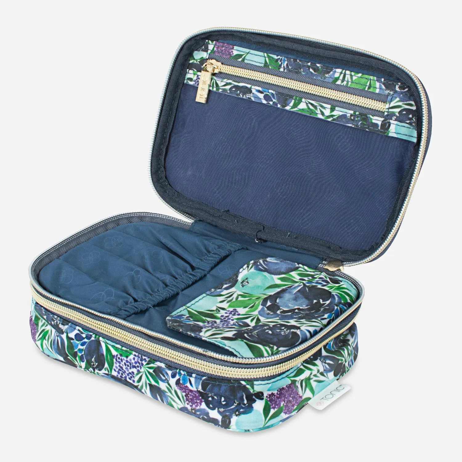 Makeup Organiser - Flourish Blue